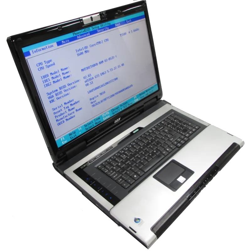 Восстановление разъемов питания Acer Aspire 9813WKMi